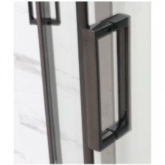 Душевая кабина Frank F411L black без крыши