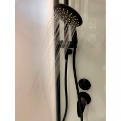 Душевая кабина Frank F412L black без крыши