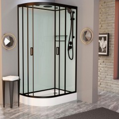 Душевая кабина Frank F418R M black