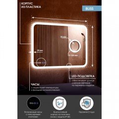 Зеркало Континент Bliss luxe 1200x700