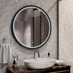Зеркало Континент Style standart black 800
