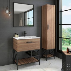 Зеркало Comforty Бредфорд 75 графит