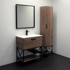 Зеркало Comforty Бредфорд 75 графит