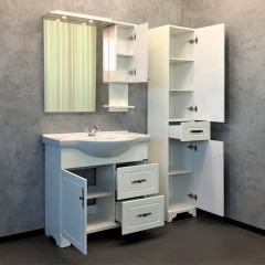 Тумба с раковиной Comforty Севилья 85 слоновая кость
