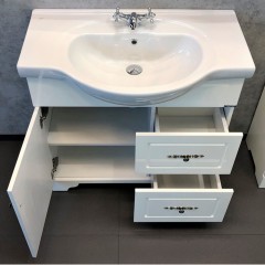 Тумба с раковиной Comforty Севилья 85 слоновая кость