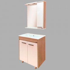 Тумба с раковиной Comforty Тулуза 75 сосна лоредо