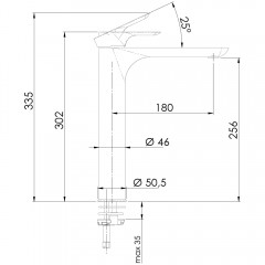 Смеситель для раковины Remer Infinity I11L