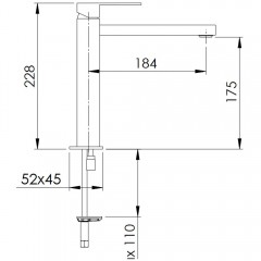 Смеситель для раковины Remer Q-Design QD10L