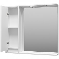 Зеркало-шкаф Brevita Balaton 90 L белый BAL-04090-01-Л