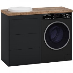 Тумба под раковину Brevita Grafit 60 графит GRA-01060-013Я