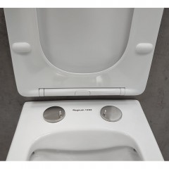 Инсталляция Geberit 111.153.00.1 + кнопка смыва Delta50 115.135.21.1 + унитаз Bloomix Regnum 1202 безободковый с сиденьем