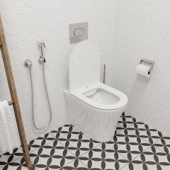 Унитаз приставной Cerutti Adige F CT8907 безободковый