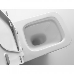 Инсталляция Cerutti CR555 + кнопка смыва CR02CH + унитаз Vettore Aria CT7190 безободковый с сиденьем