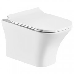 Инсталляция Cerutti CR555 + кнопка смыва CR05CH + унитаз Vettore Aria CT7190 безободковый с сиденьем