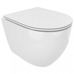 Инсталляция Cerutti CR555 + кнопка смыва CR02BK + унитаз Ticino Aria CT8911 безободковый с сиденьем