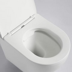 Инсталляция Cerutti CR555 + кнопка смыва CR05BK + унитаз Ticino Aria CT8911 безободковый с сиденьем