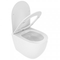 Инсталляция Cerutti CR555 + кнопка смыва CR05CH + унитаз Ticino Aria CT8911 безободковый с сиденьем