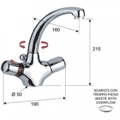 Смеситель для раковины Remer Thermo H10 термостат