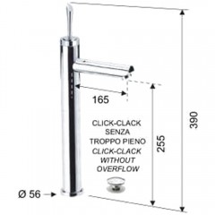 Смеситель для раковины Remer Jazz J10LXL