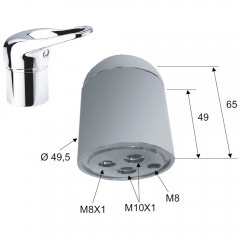 Смеситель для раковины Remer Kiss K66CO