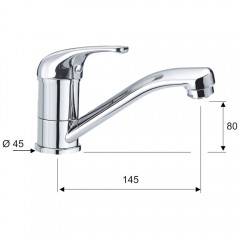 Смеситель для раковины Remer Serie35 F11G