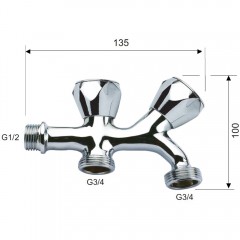 Кран Remer Export 2501234EX
