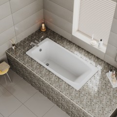 Ванна чугунная Delice France Repos 150x70 с ручками DLR220507R