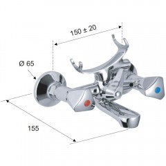 Смеситель для ванны Remer Y-YG 05YG