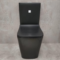 Унитаз Bloomix Sherl 2604 matt black безободковый