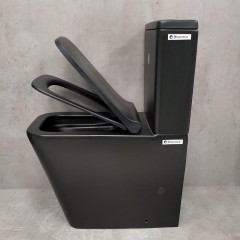 Унитаз Bloomix Sherl 2604 matt black безободковый