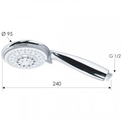 Ручной душ Remer 318F4x