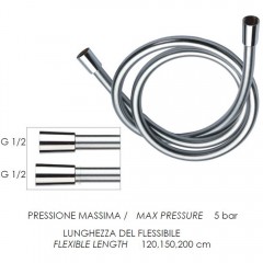 Душевой шланг Remer 332CN2G150