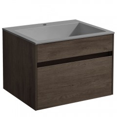 Тумба с раковиной Vincea Chiara 600 R.Oak