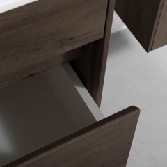 Тумба с раковиной Vincea Chiara 600 R.Oak