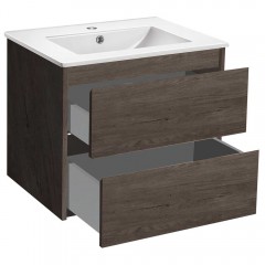 Тумба под раковину Vincea Gio 600 R.Oak VMC-2G600RO