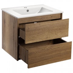 Тумба под раковину Vincea Gio 600 T.Oak VMC-2G600TO