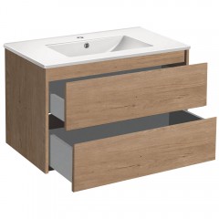 Тумба с раковиной Vincea Gio 800 N.Oak