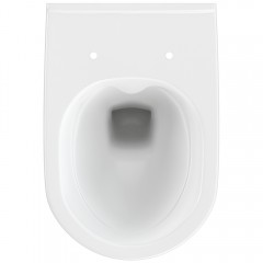 Инсталляция Cersanit Link Pro + кнопка Estetica хром глянцевый + унитаз Cersanit City Clean On DPL EO slim с сиденьем A64121