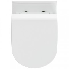 Инсталляция Cersanit Link Pro + кнопка Estetica хром глянцевый + унитаз Cersanit City Clean On DPL EO slim с сиденьем A64121
