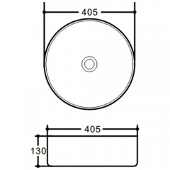 Раковина накладная Vincea VBS-316MB