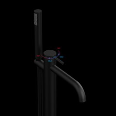 Смеситель для ванны напольный Vincea Desire VTF-1DMB
