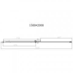 Душевая дверь Vincea Dice VDS-4D150CL
