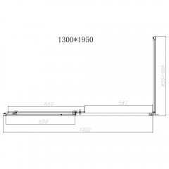 Душевое ограждение Vincea Slim-N VSR-4SN8013CL