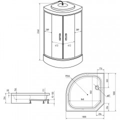Душевая кабина Erlit ER351026-C4-RUS