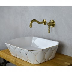 Смеситель для раковины встраиваемый Bronze de Luxe Tiffany 1920BR