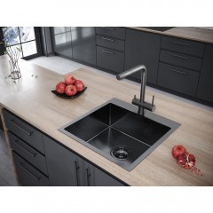 Мойка кухонная Paulmark Kroner PM215951-GM
