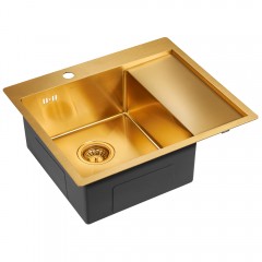 Мойка кухонная Paulmark Kroner PM225951-BGL
