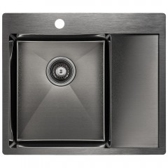 Мойка кухонная Paulmark Kroner PM225951-GML