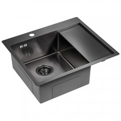 Мойка кухонная Paulmark Kroner PM225951-GML