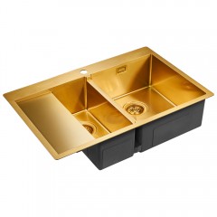 Мойка кухонная Paulmark Union PM537851-BGR